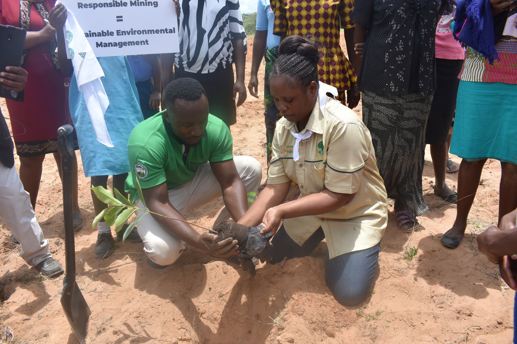Youth participating in skills training