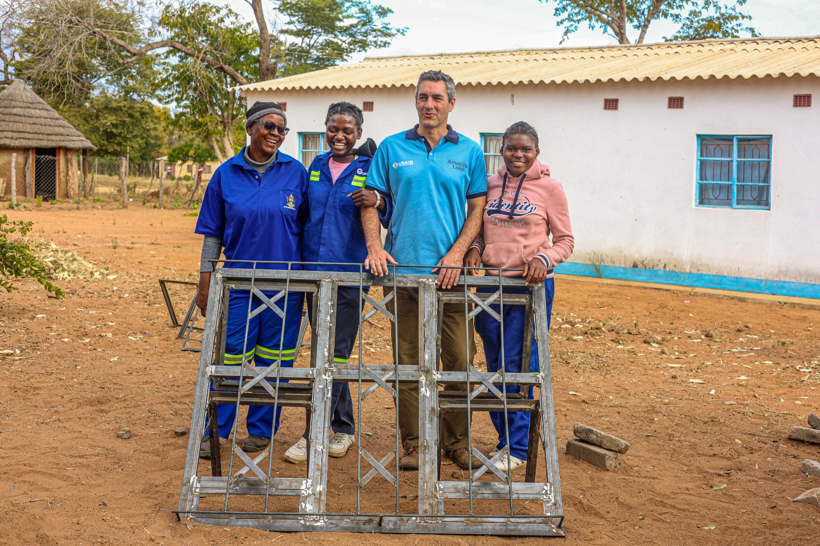 Youth participating in skills training